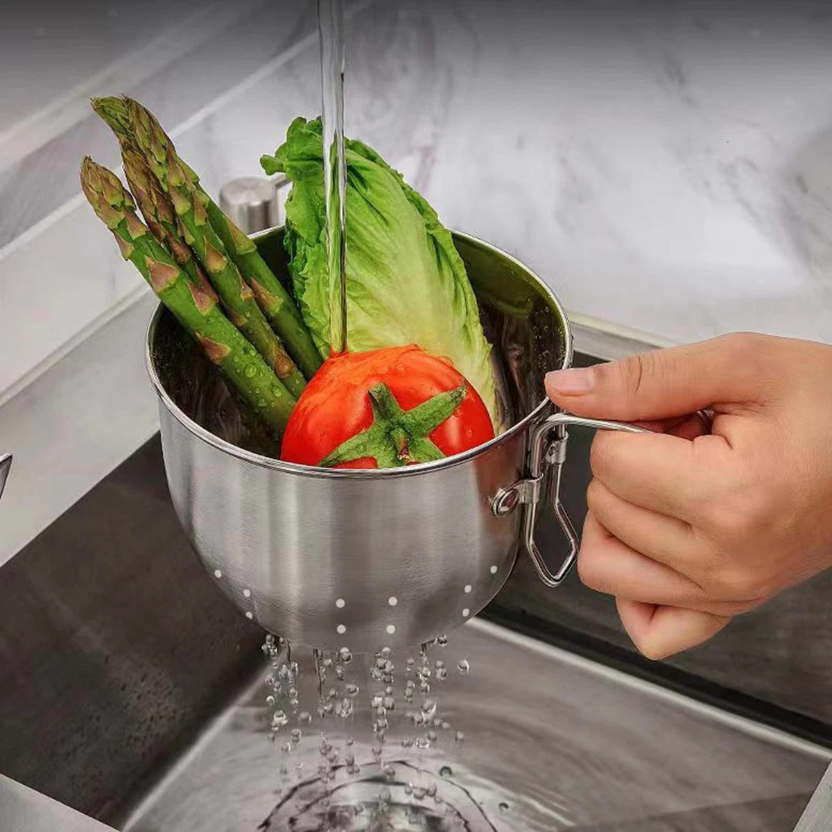 Kitchen on sale sink basket