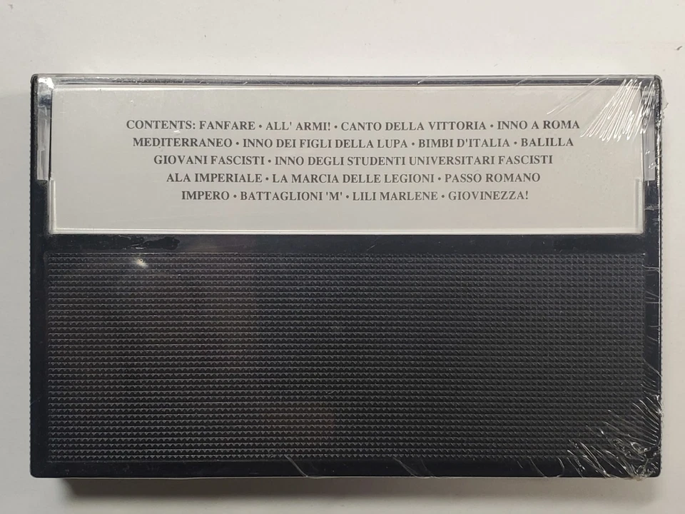 IL DUCE! (Benito Mussolini) SONGS OF FASCIST ITALY, 1922-1943 ON CASSETTE - NEW - Image 3 of 3