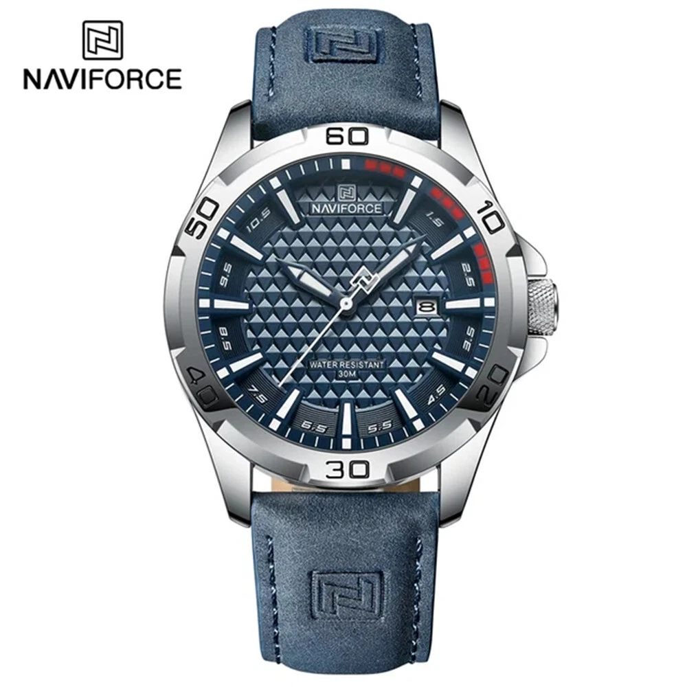 NAVIFORCE Sport Horloges voor Mannen Analoge Quartz Chronograaf