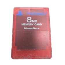 Sony Playstation 2 PS2 8MB MagicGate Memory Card RED