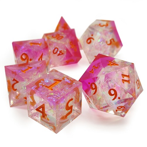 7pcs Polyhedral Dice Sets For Role Playing Party Game RPG - Picture 17 of 32