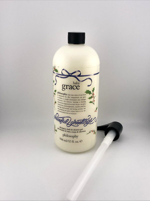 Philosophy Baby Grace 3-in-1 Shampoo, Bath & Shower Gel 32oz New Sealed W/Pump