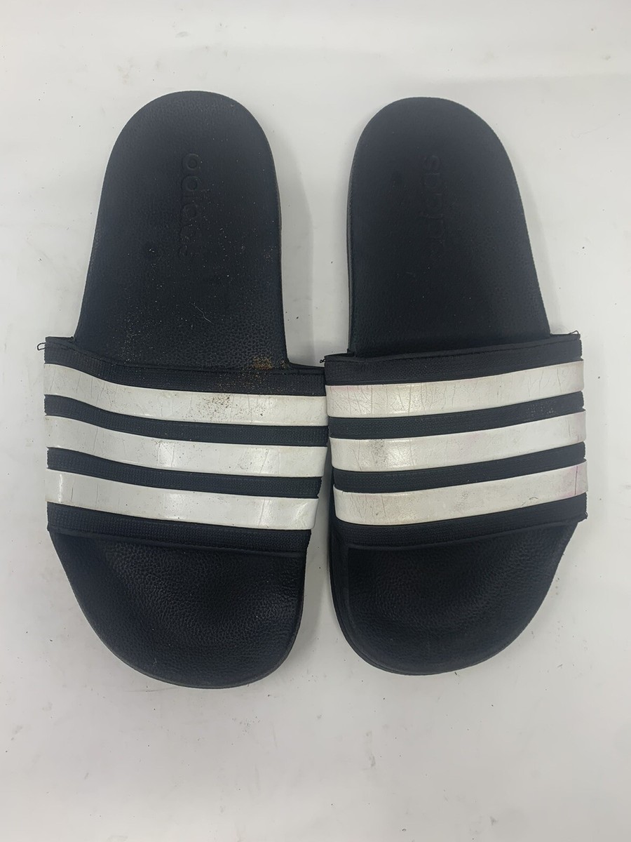 Adidas Adilette Aqua Slides Sandals Black Men display picture 3