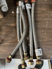 3/4 x 3/4" FIP Stainless Steel Water Heater Connector System 18" 5 Pcs