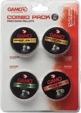 GAMO 1000 Count / 4 Type HUNTING PELLET COMBO PACK 4.5mm .177 Caliber Pellets