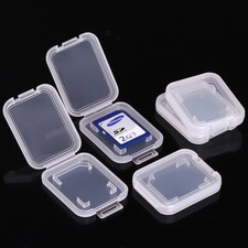 5pcs Memory Card Holder Plastic Storage Jewel Case Clear SD Storage Box