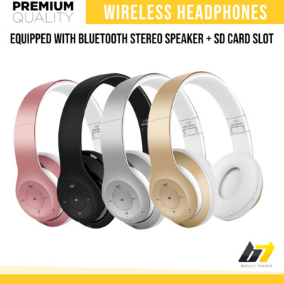 Wireless Headphones+Bluetooth Speaker 
