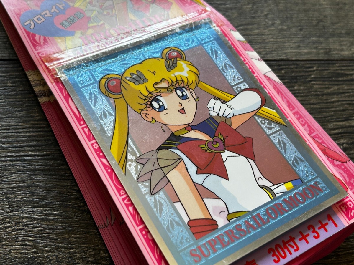 Super S Sailor Moon Bromide Pull Pack Prism Card 34 Packs Japan