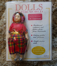 Porcelain Dolls of the World No. 26 Guatemala in Traditional Costume