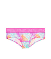 Victoria's Secret PINK Logo Hipster Panty Pink Floral