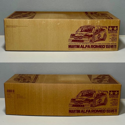 TAMIYA 50734 1/10 MARTINI ALFA ROMEO 155 V6 TI Body Parts Set w/ex accessory - Picture 2 of 12