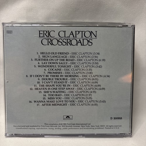 Eric Clapton Crossroads 4-CD Set (CD's and Cases Only) - Imagen 6 de 9