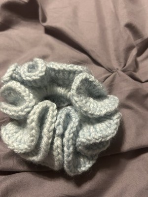 Homemade Handmade Yarn Scrunchies Multicolor Set for Women All Hair Types