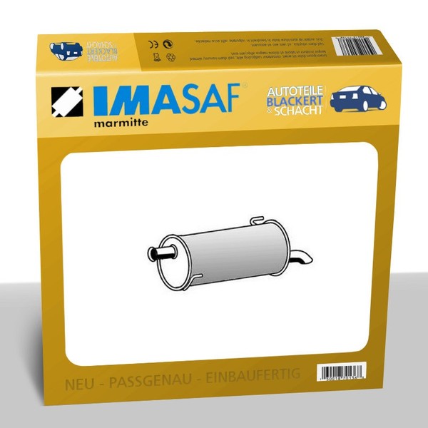 Imasaf Auspuff Endtopf für Hyundai I20 2008-2015-image