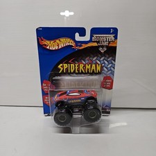 Hot Wheels Monster Jam Spider-Man Monster Truck 2001 Unopened