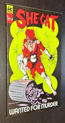 SHE CAT #2 (Americomics AC Comics 1990) -- Independent Bad Girl -- VF