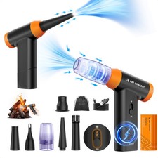 K F Concept Compressed Air Duster w/ LED Light 150000RPM for Car Computer House