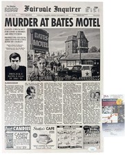 Vera Miles signed 12x18 Poster Newspaper Lila Crane Psycho