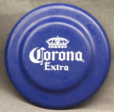 Vintage 7'' Corona Extra Blue Flying Disc Disk