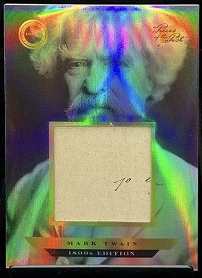 2024 Pieces Of The Past 1800s Mark Twain Authentic Hand Written Document Relic