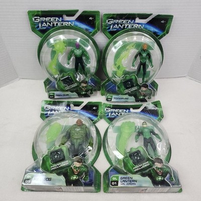 Green Lantern TOMAR-RE HAL JORDAN KILOWOG ABIN SUR 4'' Action Figure Set Of 4 NEW