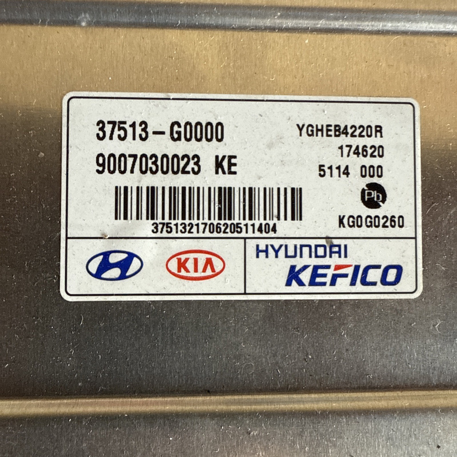 GENUINE OEM Hyundai Kia Battery Management System 37513G0000 Sonata Optima
