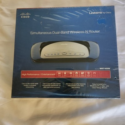 Linksys Cisco WRT400N Dual Band Wireless-N Router NEW Sealed