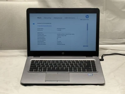 HP EliteBook 840 G4 Intel core i5-7200U @2.50GHz 12GB Laptop Computer No hdd - image 1 of 2