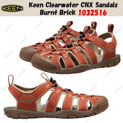 Keen Clearwater CNX Sandals Burnt Brick 1032516 Men's Size