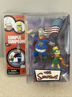 THE SIMPSONS MCFARLANE FIGURINE - SIMPLE SIMPSON PIE MAN ACTION FIGURE