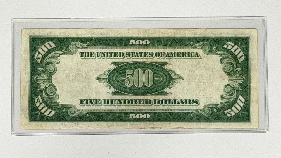 1928 $500 Five Hundred Dollars Federal Reserve Note Minneapolis Fr. 2200-I - Image 2 of 4
