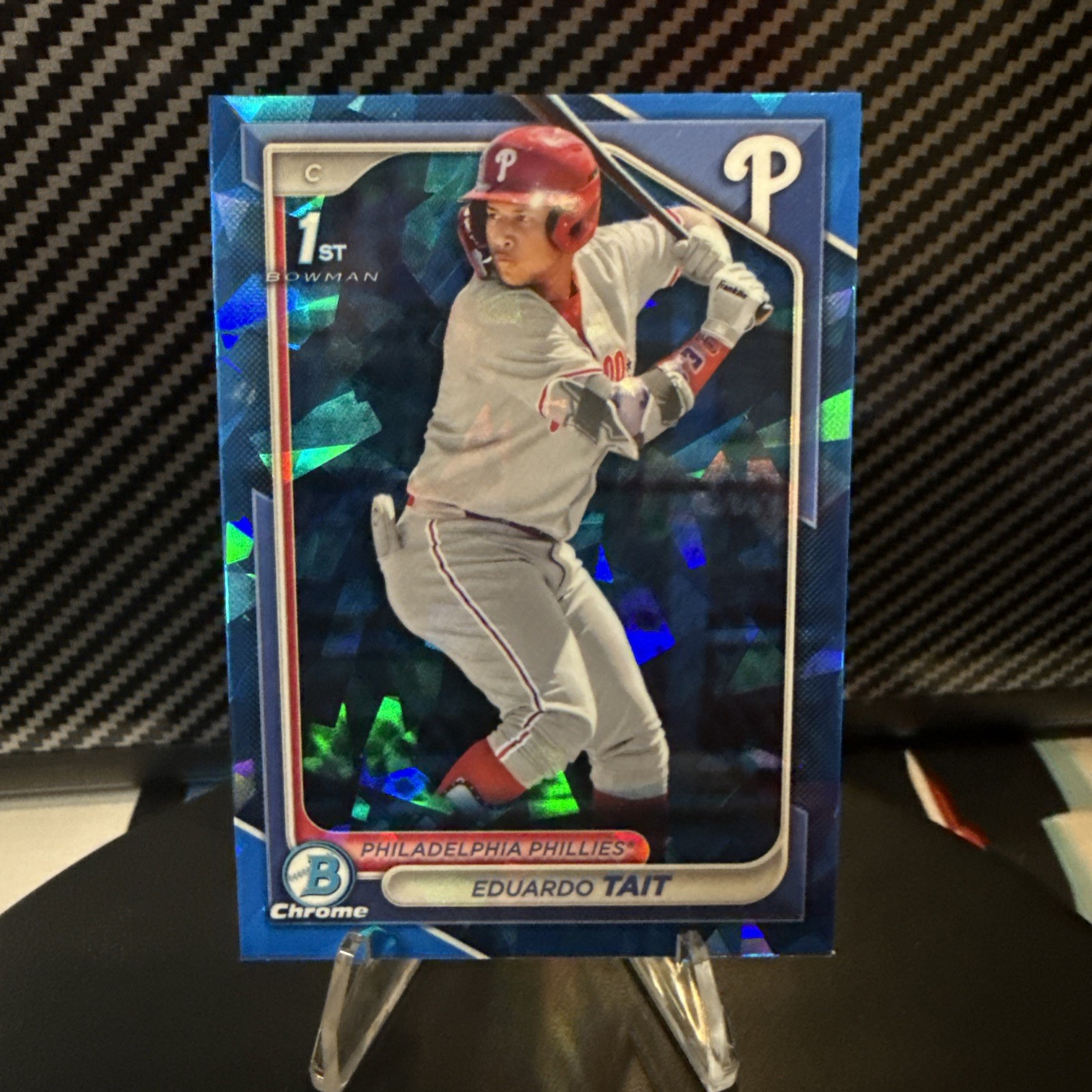 2024 Bowman Chrome Sapphire Edition Prospects Eduardo Tait #BCP-164 Phillies