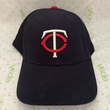 Twins Enterprises MLB Minnesota Twins Logo Blue Adjustable Strap Back Cap Hat