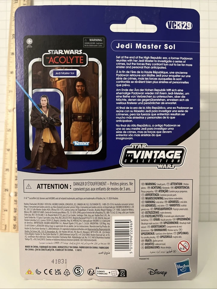 Figura de Acción Star Wars Vintage Collection Jedi Master Sol 3.75" 2024 Nueva VC329 Foto 2 de 3