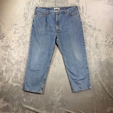Vintage Levi's 550 Mens Relaxed Fit Jeans Men's Size 44x30 Blue Light Wash Denim