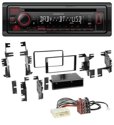 Kenwood MP3 CD USB Bluetooth DAB Autoradio für Nissan Quest Rogue ab 11 Titan ab