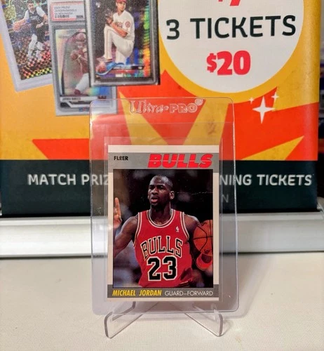 1987-88 Fleer Michael Jordan #59 Bulls - Most Rare Jordan - See Picture.