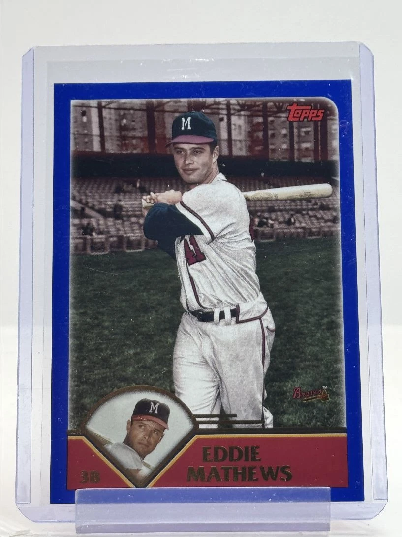 EDDIE MATHEWS 2023 TOPPS ARCHIVES BASEBALL BRAVES Q3225