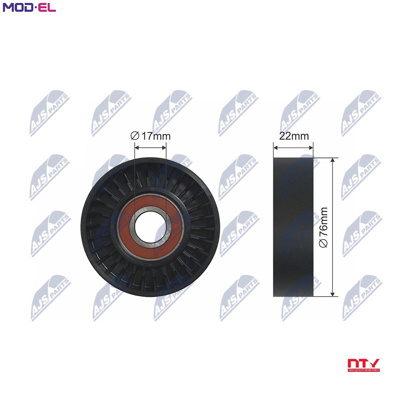 BELT TENSIONER VRIBBED BELT RNK-KA-006 FOR HYUNDAI KIA K2900 CARNIVAL/GRAND/II - Image 12