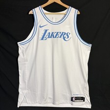 Nike Lakers Blank Lore Series Jersey Elgin Baylor New 58 Vaporknit 3XL LA 