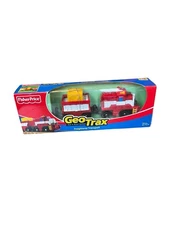 Fisher Price GeoTrax Freightway Transport 2005 Red- NEW NOS Sealed  Rail & Road