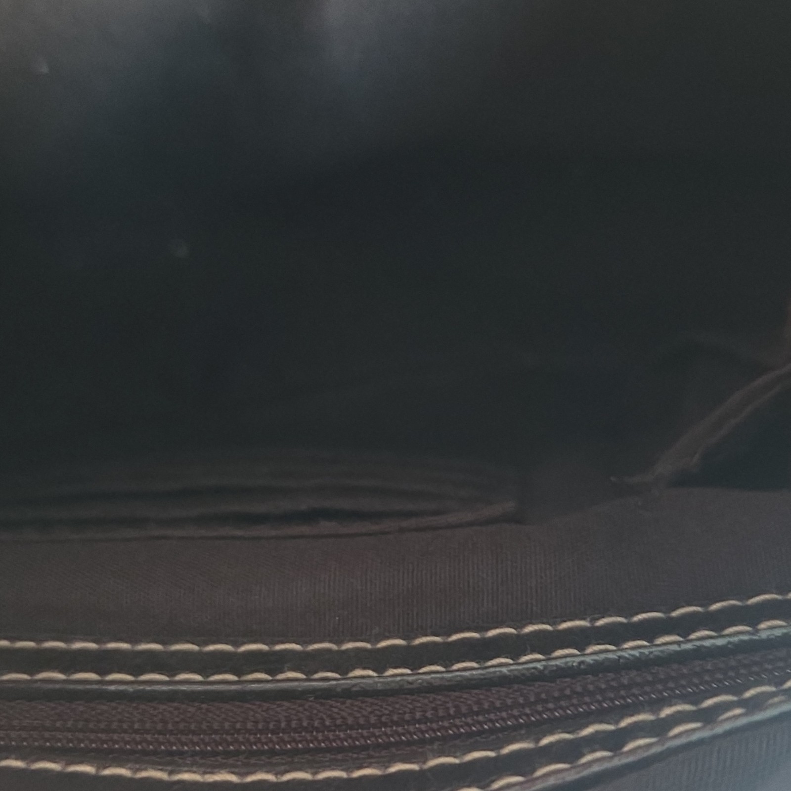 Brown Patchwork Shoulder Bag with Gold Hardware &… - image 9