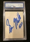 Sam Mills Signed Cut New Orleans Saints/Carolina Panthers/USFL Autograph PSA/DNA