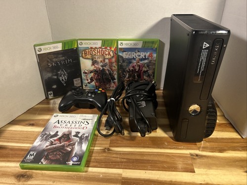 Microsoft Xbox 360 (Slim S 320gb HD)- Console Bundle Controller & 4 ...