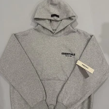 Essentials Hoodie Dark Oatmeal Size Large