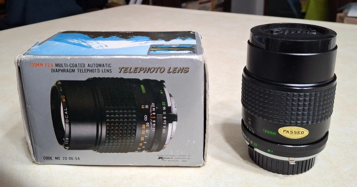 Minolta MD 135mm Focal Camera Lenses for sale - eBay