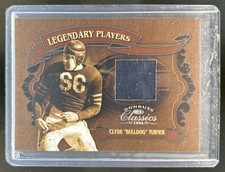 2006 Donruss Classics Bulldog Turner Legendary Players Clyde #/250 Bears