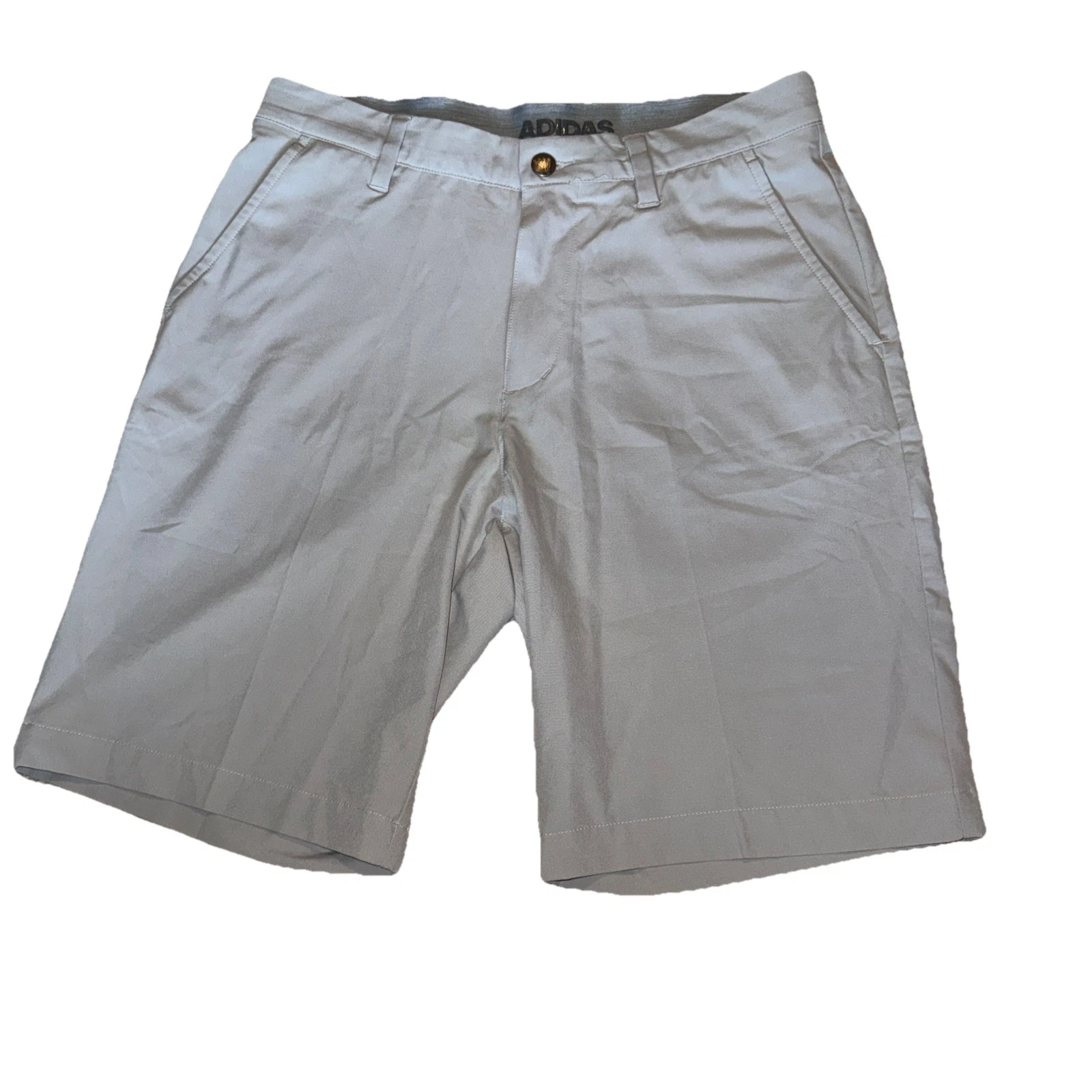 Adidas Men’s Grey Golf Shorts Size 30 Waist Lightweight Breathable New No Tag