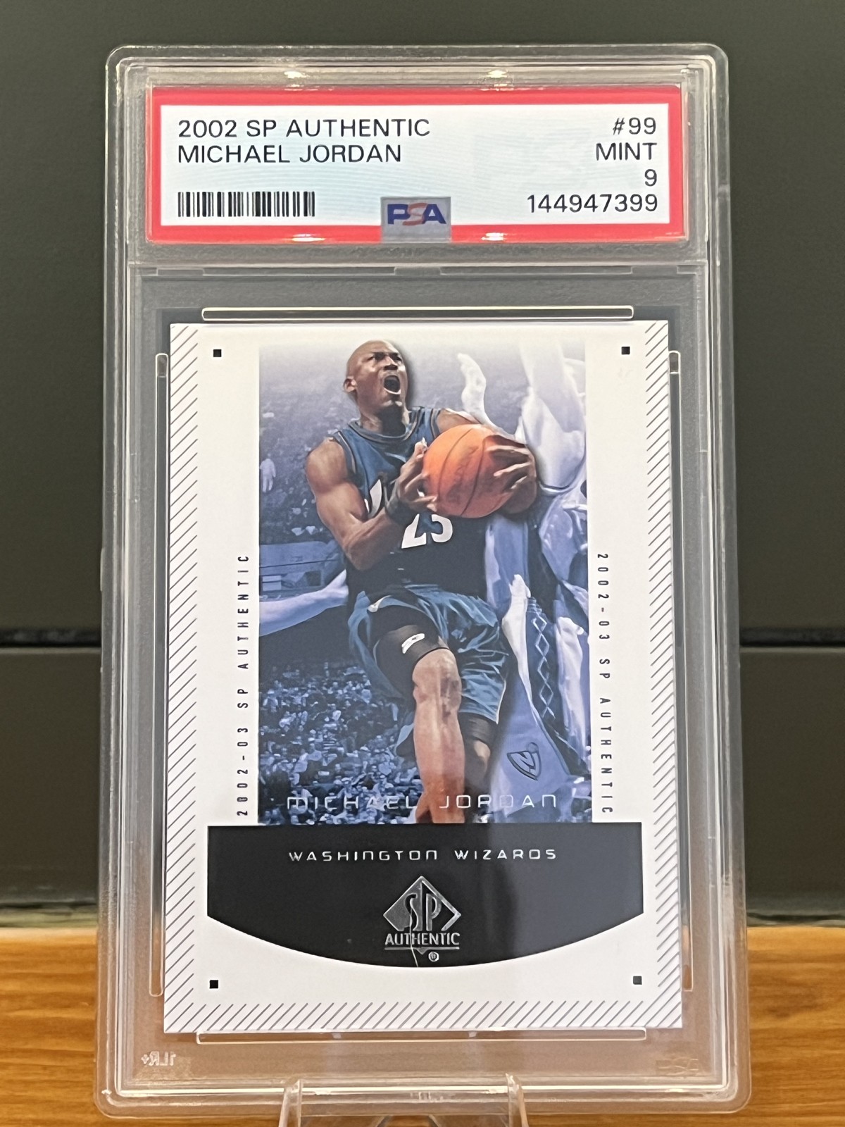 2002-03 SP Authentic - Michael Jordan #99 - MINT PSA 9