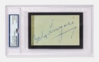 Bela Lugosi Dracula Signature Autograph Signed Page PSA/DNA Encapsulated Slabbed